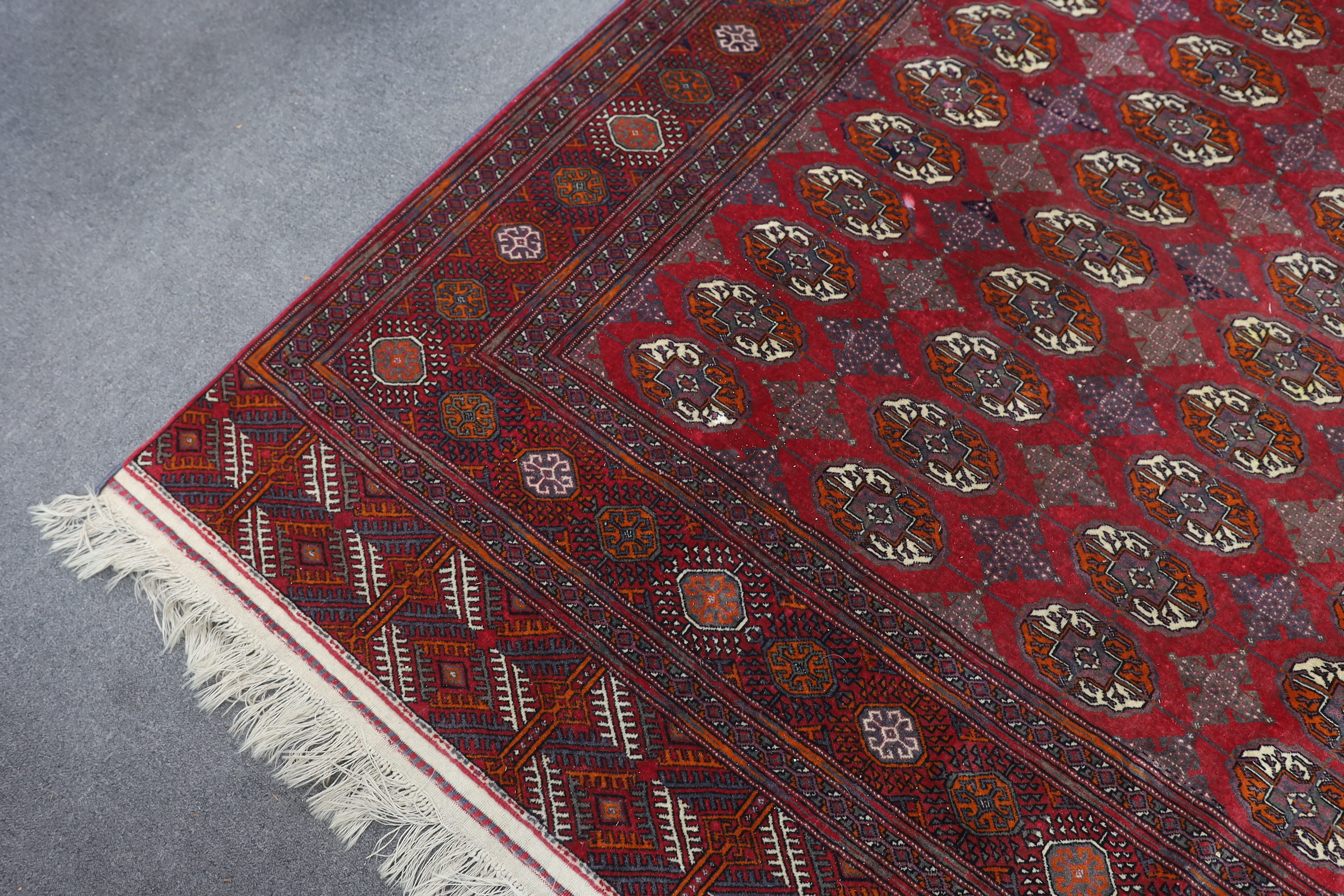 A Bokhara carpet, 290 x 202cm